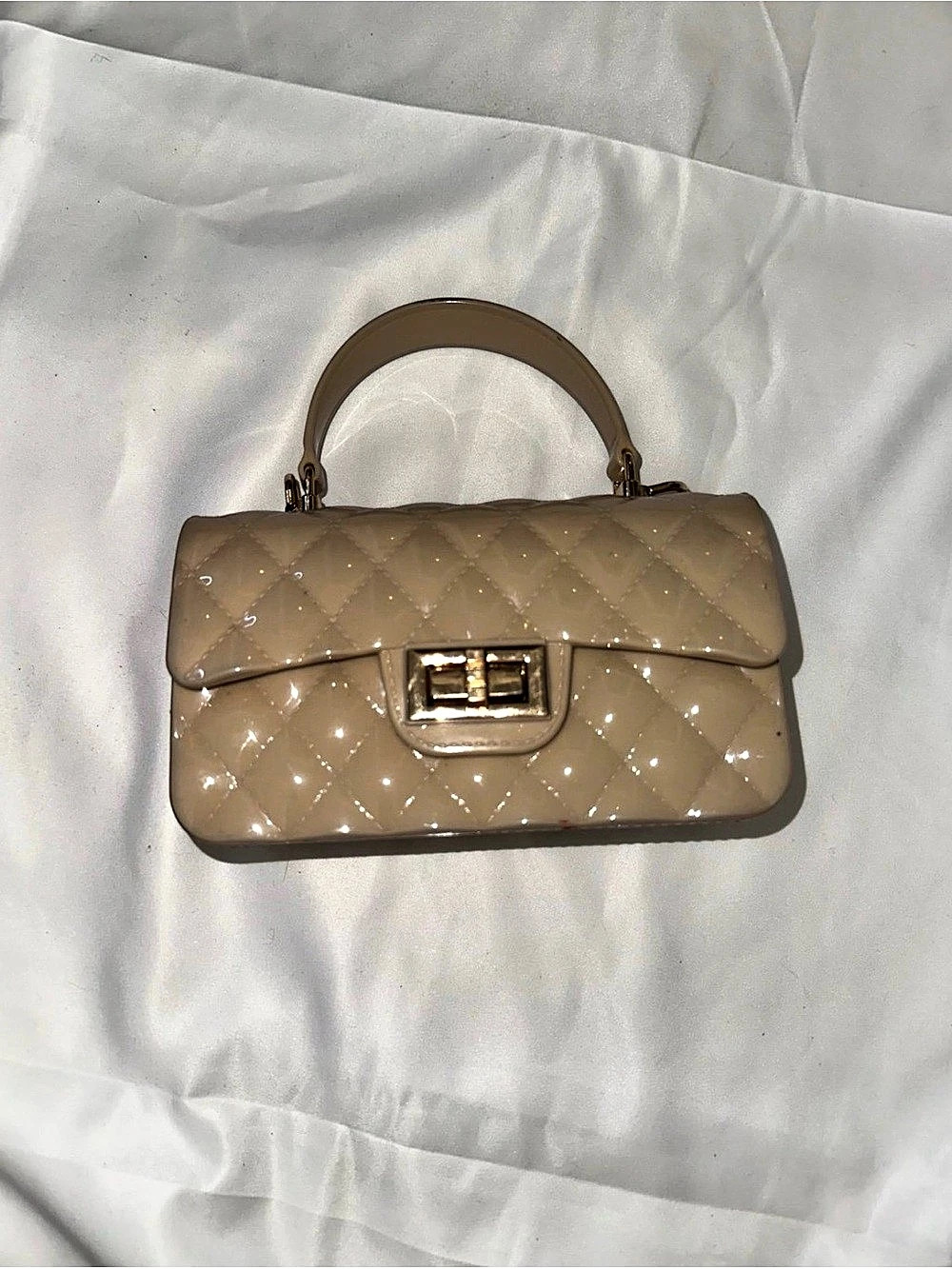 Forever 21 Top Handle Bag in Beige Brown